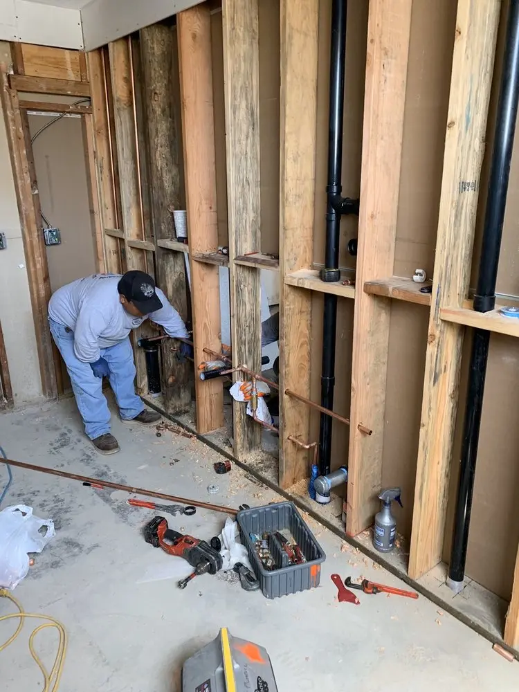 Commercial rough-in plumbing for Water Heater Replacement in Lake Sarasota
